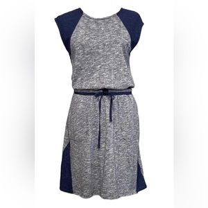 Tommy Hilfiger ATHLUXE blue drawstring dress size small